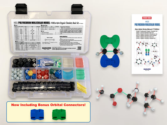 1003Alpha Organic Chemistry Basic Set <2nd Edition> + Student Guide (with bonus Orbital Connectors)